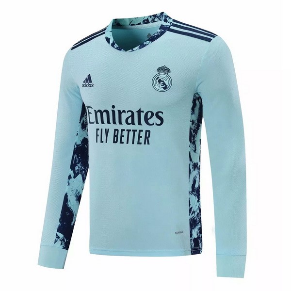 Tailandia Camiseta Real Madrid Primera equipo ML 2020-21 Azul